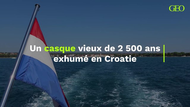 En Croatie, des archéologues exhument un rare casque de guerrier vieux de 2 500 ans