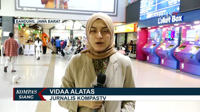 Begini Pantauan Situasi Arus Balik H 8 Lebaran di Stasiun Bandung