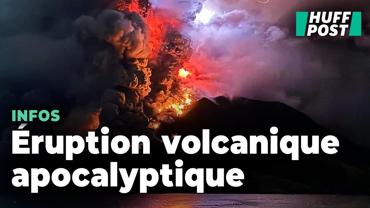 Les images apocalyptiques de l’éruption volcanique en Indonésie