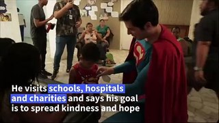Clark Kent lookalike turns accidental superhero in Brazil