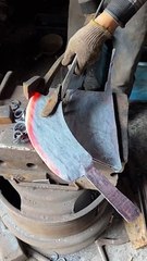 Handmade old knife. old knife maker