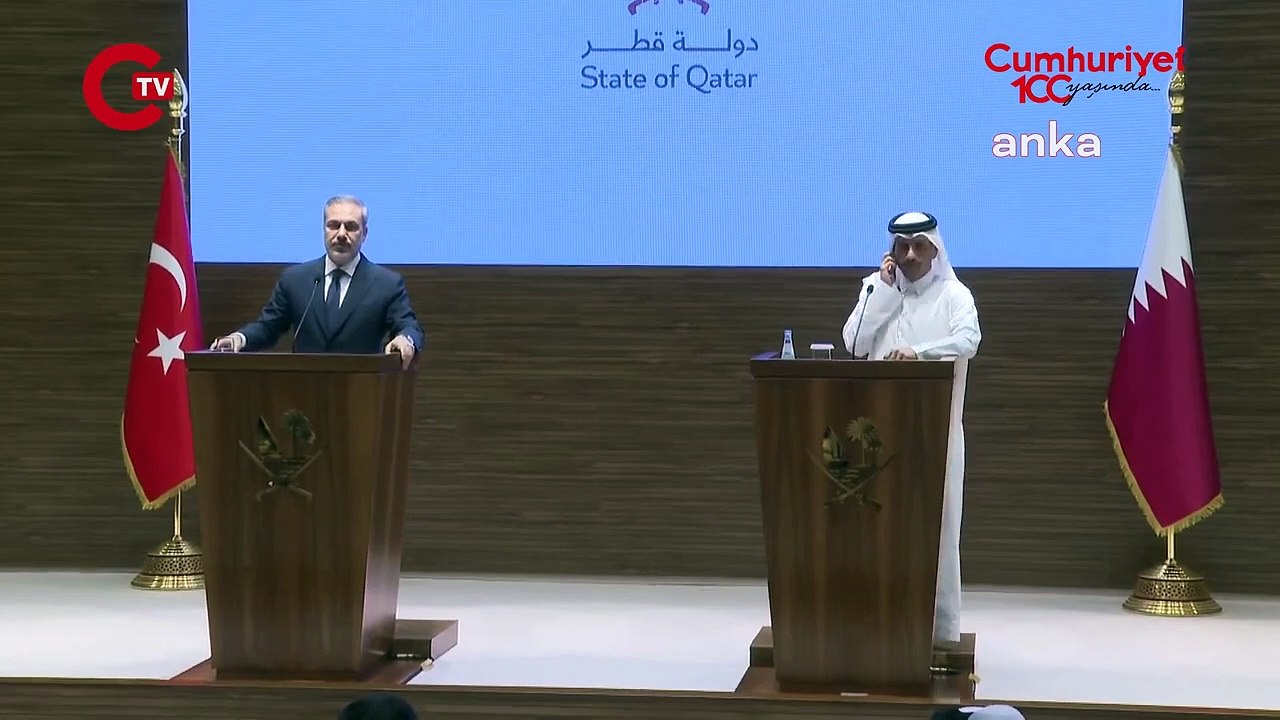 Hakan Fidan'dan Katar'da kritik 'Gazze' açıklaması_ Mağdur olan ne İsrail ne de İran...