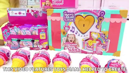 Diana and her friends are playing with Diana's toys!