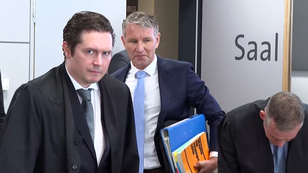 Prozess gegen Björn Höcke wegen Nazi-Parolen begonnen