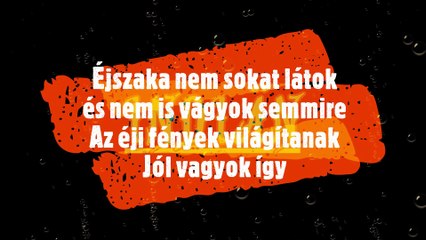 Indiän ¦ Éji fények (dalszöveges audió)