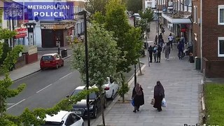Man shoots at car in London street