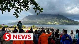 Indonesia issues tsunami warning after Ruang volcano eruption peaks