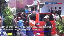 Polisi Gelar Rekonstruksi Pembunuhan Istri yang Dikubur Dalam Rumah di Makassar