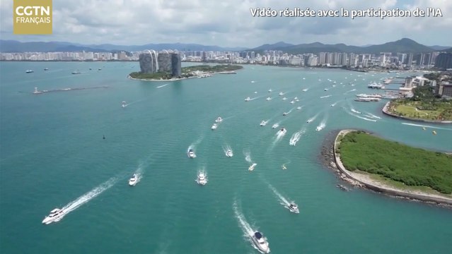 L'exposition de yachts fait ses débuts à la 4e Exposition internationale des produits de consommation de Chine