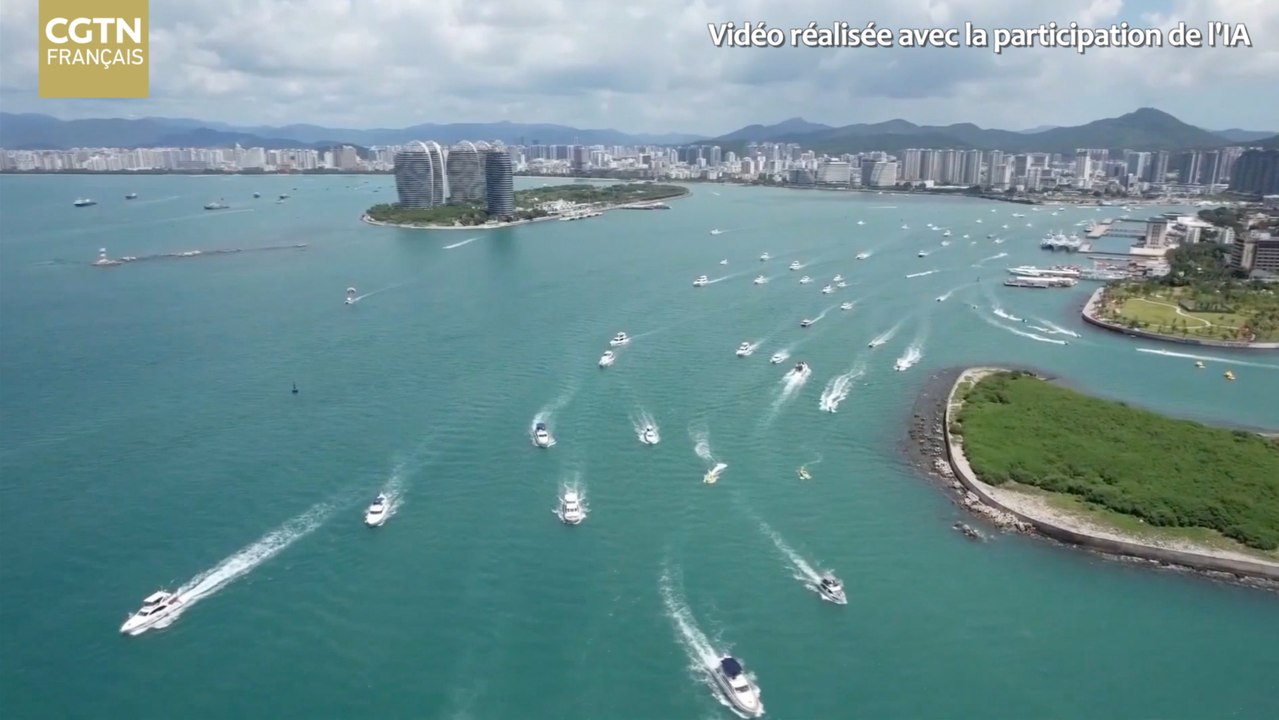 L'exposition de yachts fait ses débuts à la 4e Exposition internationale des produits de consommation de Chine