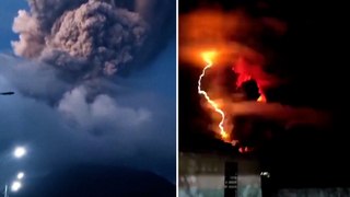Indonésie : l'île de Ruang évacuée après q'un volcan se soit effondré dans la mer