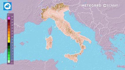 Dove e quanto nevicherà sui rilievi italiani