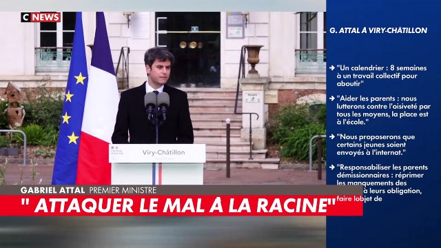 Gabriel Attal, au sujet de la montée de la violence chez les jeunes : «La drogue est la mère de toutes les délinquances»