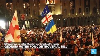 Georgian president tells FRANCE 24 'foreign agents' bill a Russian strategy