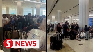 Scenes of chaos at Dubai airport