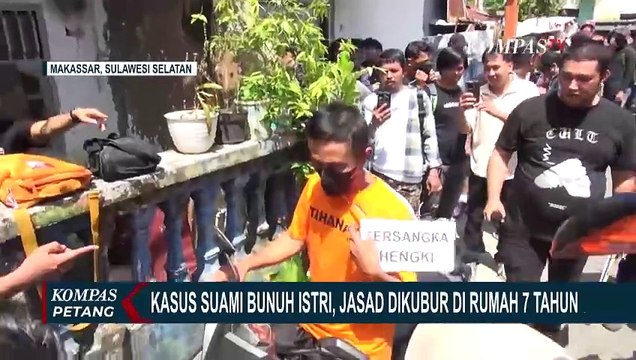 Polrestabes Makassar Rekonstruksi Kasus Istri Dikubur Suami dalam Rumah selama 7 Tahun di Makassar