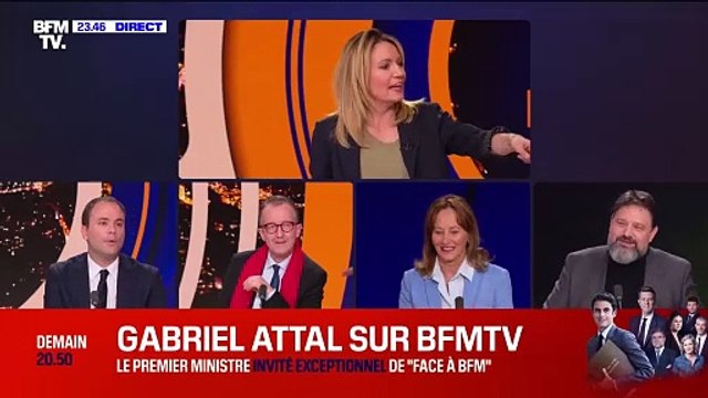 Regardez Ségolène Royal qui improvise un rap sur la chanson Bande organisée du rappeur Jul en direct sur BFMTV ! - VIDEO