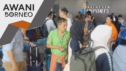 Ratusan penumpang terkandas di KLIA