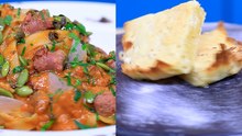 Tagliatelle sauce potiron et merguez, Blondies - Koujinetna haka 3 Ep 59