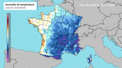 Des températures largement inférieures aux normales de saison