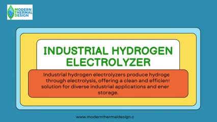 Unlocking Clean Energy: Industrial Hydrogen Electrolyzer