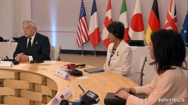 Tajani presiede G7 di Capri, tra de-escalation M.O. e pace in Ucraina