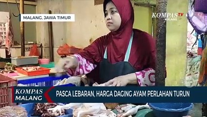 Pasca Lebaran, Harga Daging Ayam di Pasaran Mulai Turun