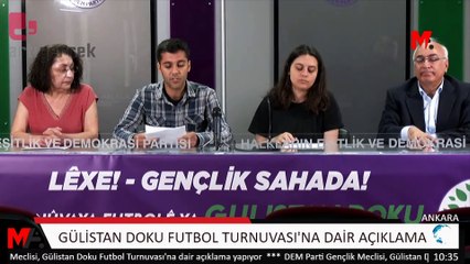 DEM Parti gençlik meclisi 'savaş politikalarına karşı' futbol turnuvası düzenliyor