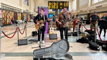 Local musicians given new platform to showcase talents as busking launched at Leeds railway station