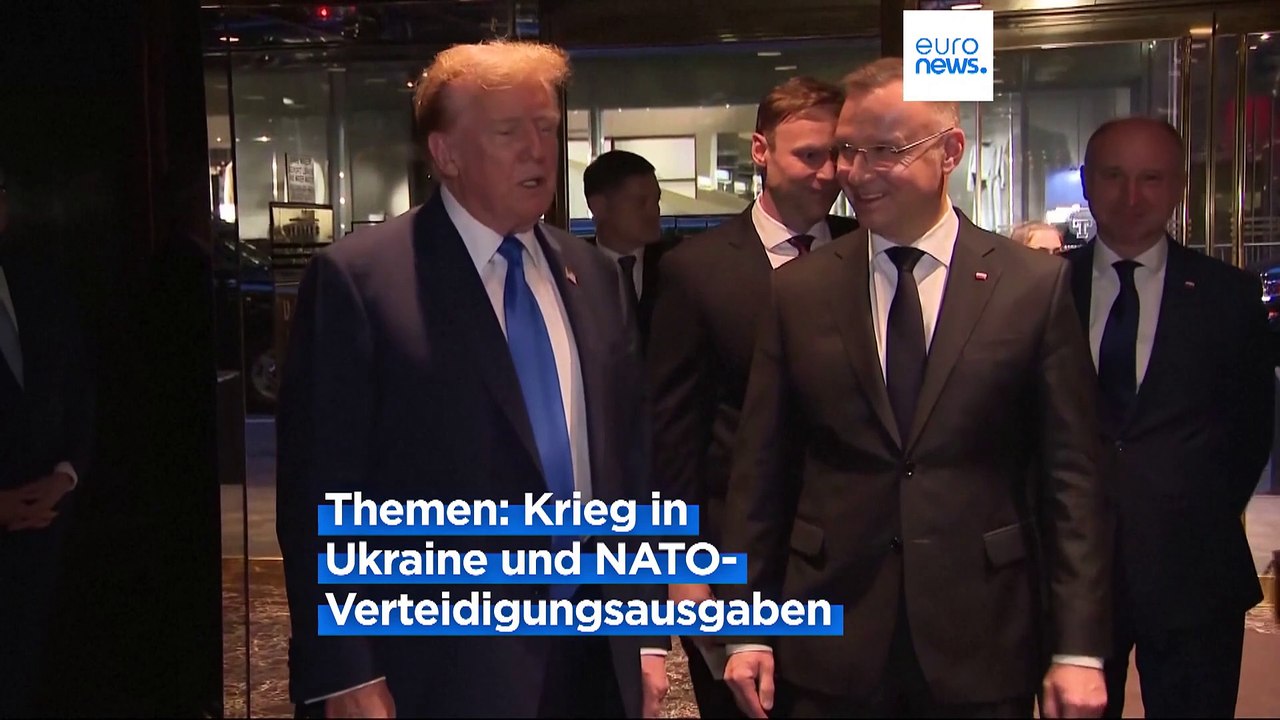 'Er ist mein Freund': Trump empfängt Polens Präsidenten Duda in den USA