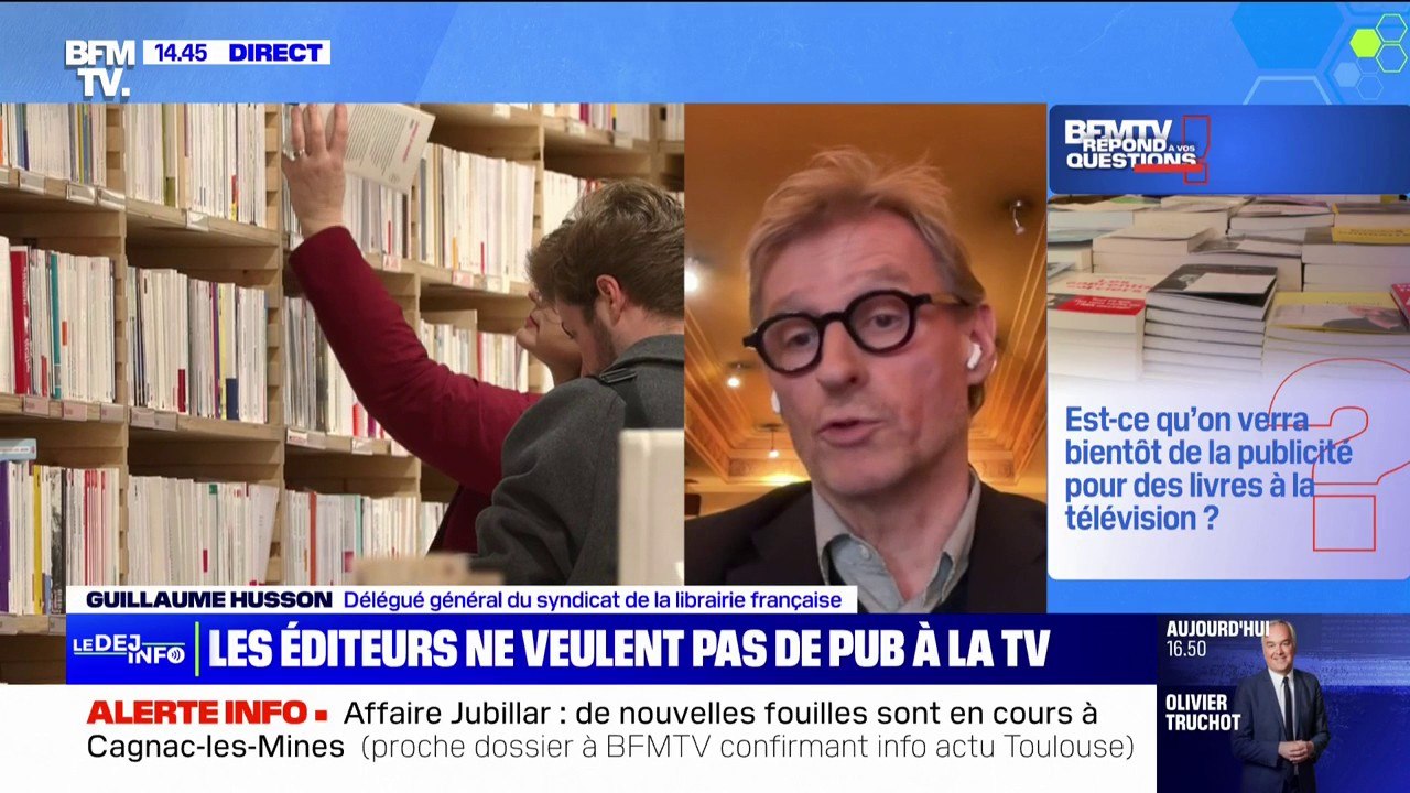 Est-ce qu'on verra bientôt de la publicité pour des livres à la télévision? BFMTV répond à vos questions