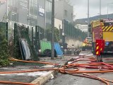 Saint-Etienne : violent incendie le long de l'A72