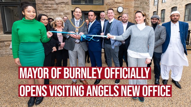 Mayor of Burnley officially opens Visiting Angels Brierfield office