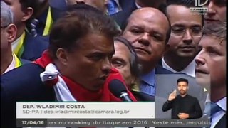 Wladimir Costa (SD-PA) na votação do Impeachmeant de Dilma Roussef