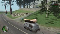 How i Climbed Grand Theft Auto: San Andreas Mt. Chiliad HOT DOG [VAN] Jump