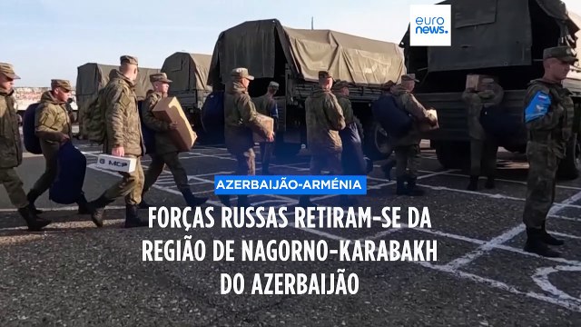 Forças russas retiram-se do Nagorno-Karabakh