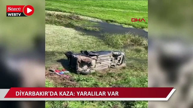 Hafif ticari araç, şarampole devrildi; 2'si ağır, 7 yaralı