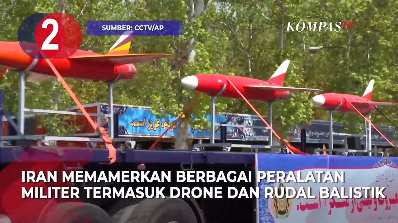 [TOP3NEWS] Jokowi Ketemu Menlu China, Parade Militer Iran, Sopir Arogan Terancam 6 Tahun Bui