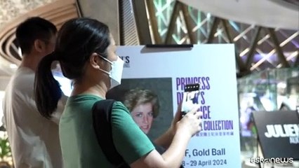 In mostra a Hong Kong prima dell'asta gli abiti di Lady Diana