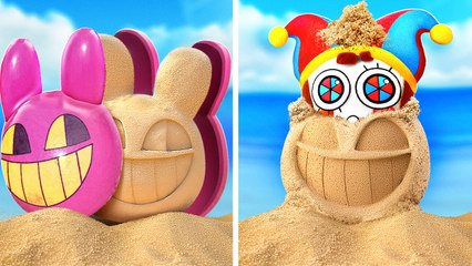 Look! This Is Pomni In The Sand  *Crazy Sweets From Amazing Digital Circus*