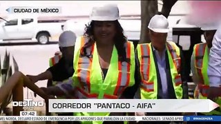 Clara Brugada propone corredor Pantaco-AIFA; beneficiaría a la CDMX y al Edoméx