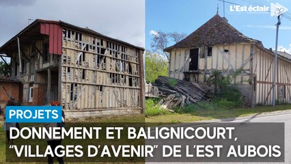 Donnement et Balignicourt présentent leurs projets "Villages d'avenir"