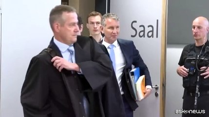 Processo al leader di AfD in Turingia: ha usato slogan nazisti