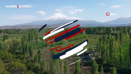 "Doğu'nun Çukurova"sı Iğdır'da ilkbahar ve kış bir arada