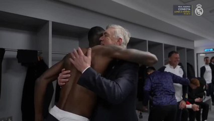 Historia madridista: Ancelotti entra al vestuario y felicita así a los suyos