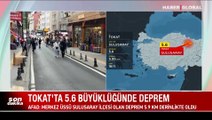 Tokat'ta 5.6 büyüklüğünde deprem