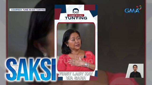 First Lady Liza Marcos, nasaktan daw sa mga banat ni FPRRD kay PBBM at pagtawa umano ni VP Sara Duterte | Saksi