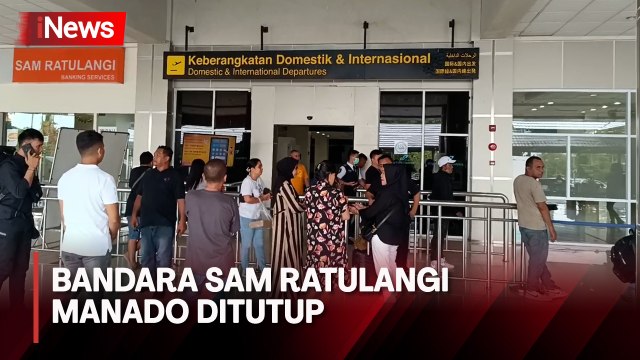 Terdampak Erupsi Gunung Ruang, Bandara Sam Ratulangi Manado Ditutup