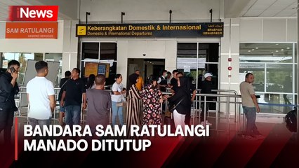 Terdampak Erupsi Gunung Ruang, Bandara Sam Ratulangi Manado Ditutup