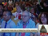 Sec. Ejec. del ALBA Jorge Arreaza da inicio al Encuentro para una Alternativa Social Mundial